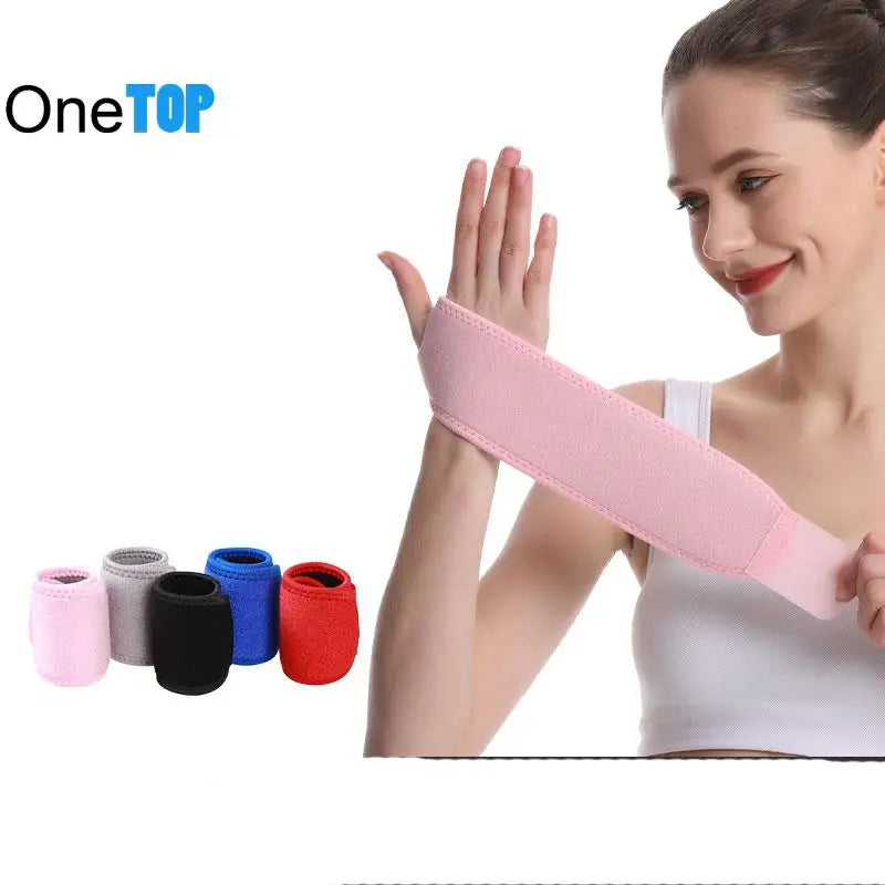 Adjustable Wrist Brace Ok Cloth Sport Wrist Protector Belt Bandage Pad Fitness Yoga Wrist Palm Support Crossfit Powerlifting Gym